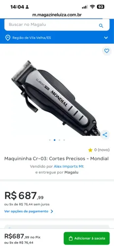 Maquininha Cr-03: Cortes Precisos - Mondial