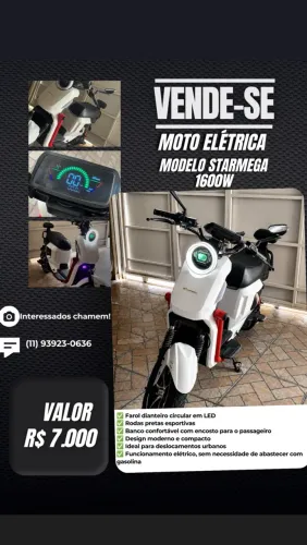 Moto Elétrica Starmega - 1600W