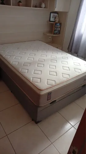 DE: R$2.999 Por: R$1.499 COLCHÃO MOLAS ENSACADAS APOLOSPUMA KINGSIZE