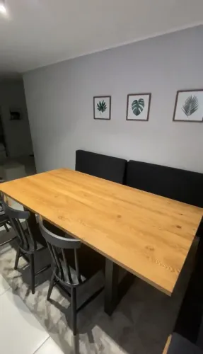 Mesa + Banco Baú MDF