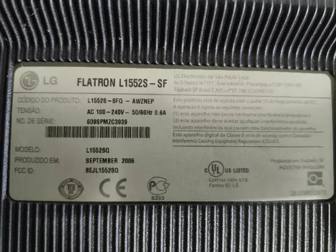 Monitor FLATRON L1552S - SF L15528Q