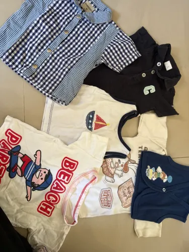 Roupas 0-9M menino 75 peças