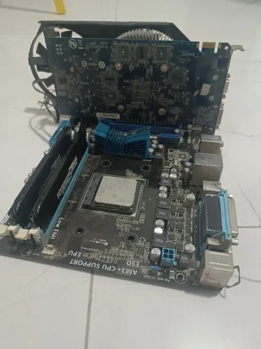 Kit Upgrade pra pc: FX-4300 + GTX 550 Ti + 8GB RAM DDR3 + Placa-Mãe