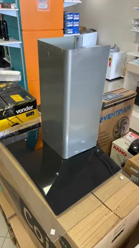 Coifa de Parede Fogatti 70cm Vidro Curvo Clean - 127v - Nova - Sorocaba