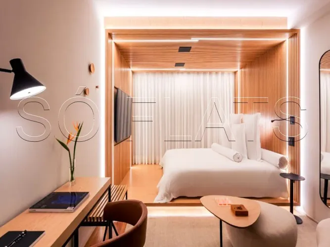 Studio mobiliado no Jardim Paulista com alta rentabilidade ao lado do Metrô Trianon Masp