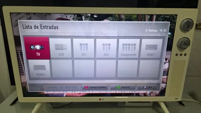 Tv Lg Retro 32 Polegadas + Controle + Cabo + Perfeita!!!