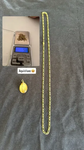 cordão de ouro 18K