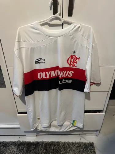 Camisa Flamengo 2009 - Olympikus - Branca ( 2º Uniforme) - Original