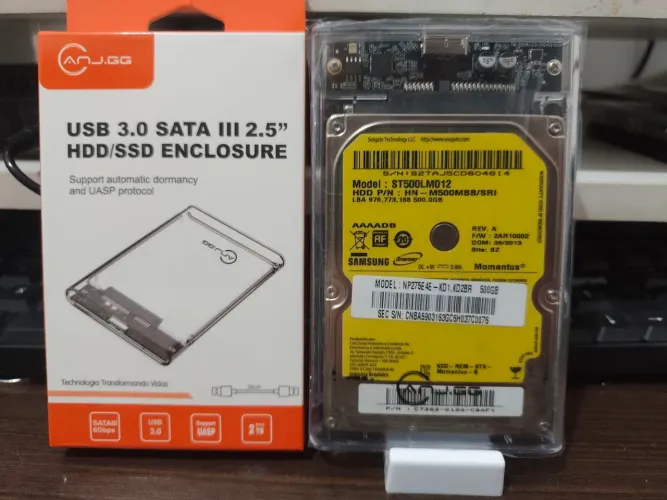 Hd externo 500gb