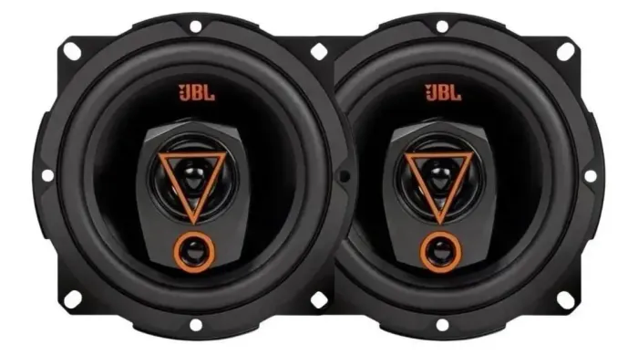 Par Alto Falante 5 Polegadas Triaxial 5trms80 160w Potencia Cor Preto