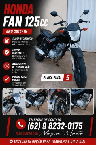 Vende-se fan 125 2014/15