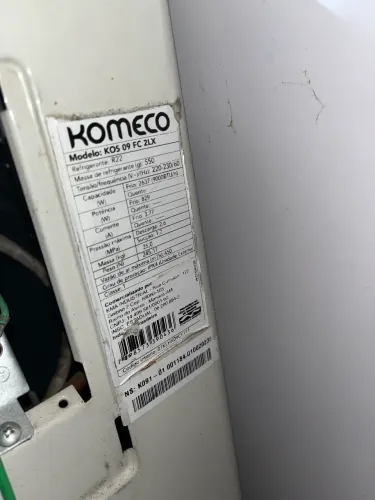 Ar condicionado Komeco 9.000 btu