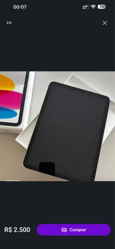 iPad 11 Wi-Fi A16 128GB prata