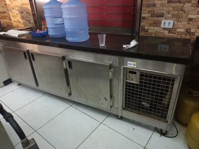 Balcão refrigerador inox 