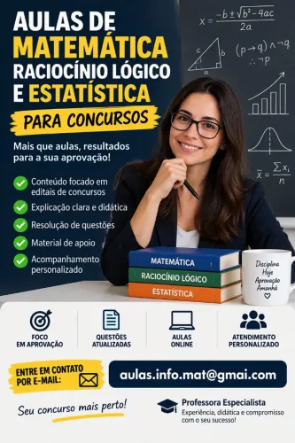 Aulas para concurso Zona Sul RJ