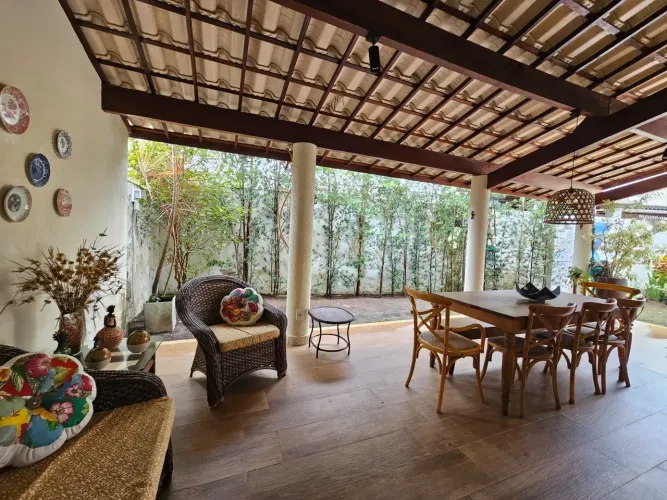 CASA CONDOMINIO FECHADO PATAMARES COM INFRAESTRUTURA COMPLETA 3 SUÍTES | VARANDA | GOURMET