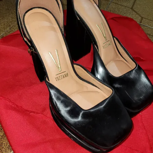 salto alto plataforma vizzano 38 preto