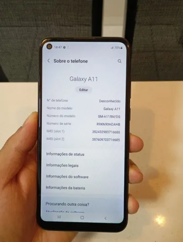 Vendo Celular Samsung Galaxy A11