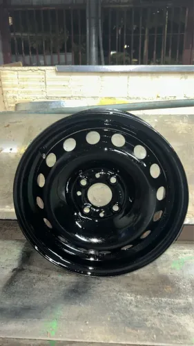 04 Roda Ferro Aco Aro 14 Fiat Cor Preto