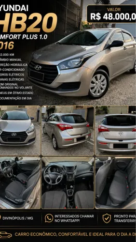Hyundai HB20 Comf./c.plus/c.style 1.0 Flex 12V 2016