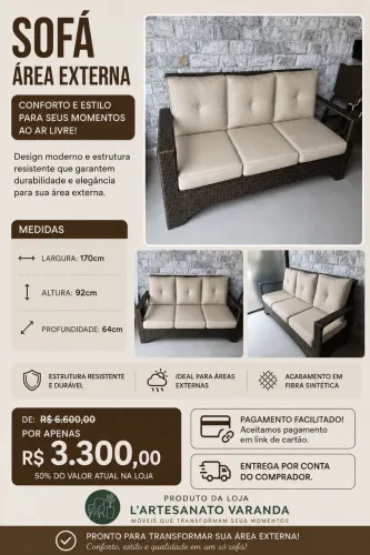 Móveis para área externa