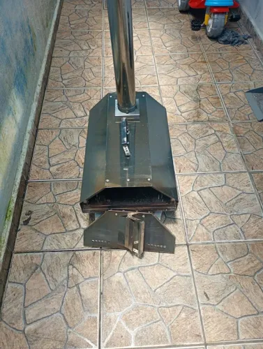 Forno a lenha para pizza.