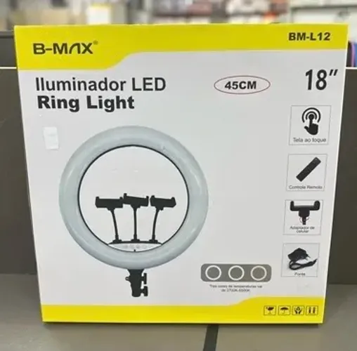 Ring Light 18 2700k A 6500k 45cm Tripé