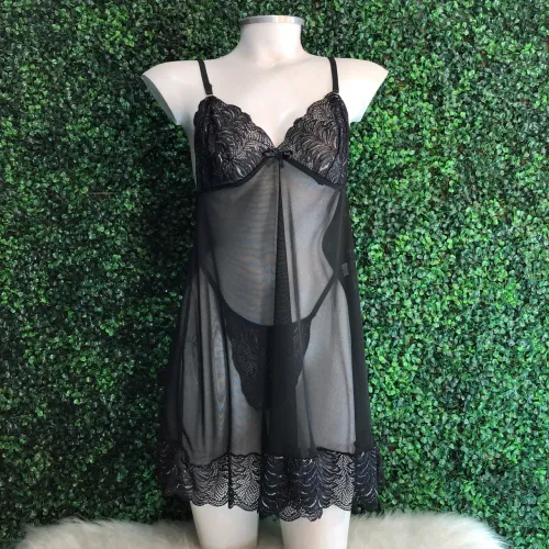 Camisola Noite Sensual Danielle- TAMANHO ÚNICO