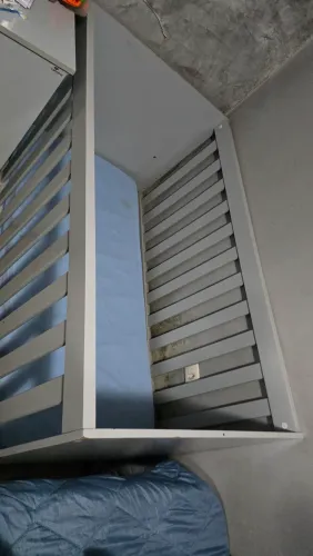 Berço cama com colchão