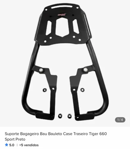Suporte baú tigger 660 Sport
