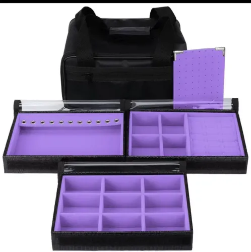 Porta-Jóias Maleta Organizadora Portátil
