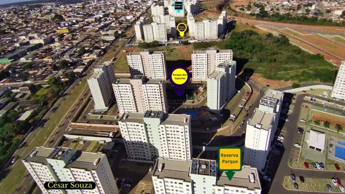 Vendo ágio de um Excelente Apto de 2 Qtos, no condominio Reserva Parque atrás do MC Donald