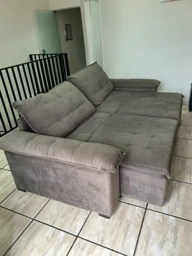 Sofá retrátil 4 lugares
