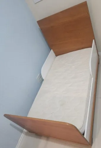 Cama / Berço Infantil MDF com Colchão