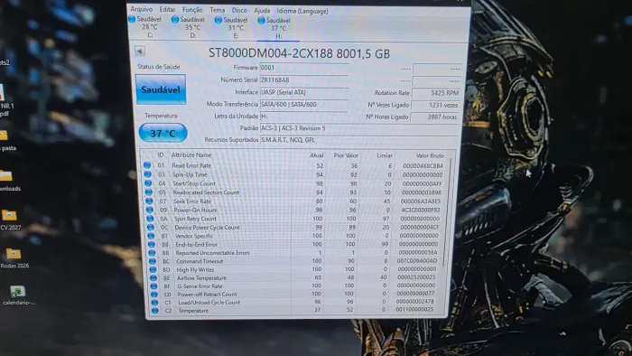 Hd Barracuda Seagate 8TB