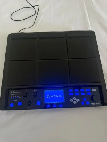 Percussion Pad Michael Dmx630 Eletronico - Modelo Cor Preto (Usado)