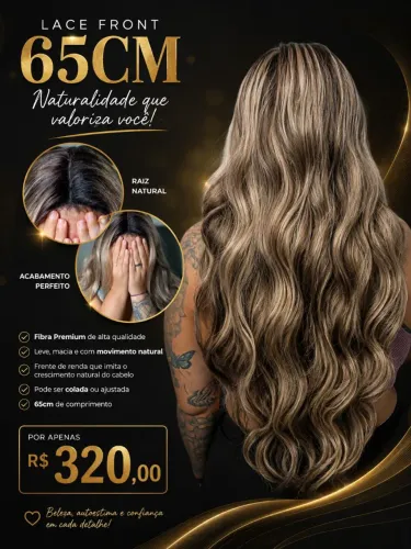 Lace front orgânica