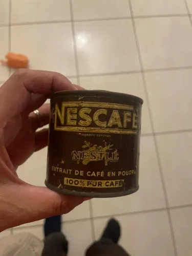 Lata Nescafé anos 50 francesa