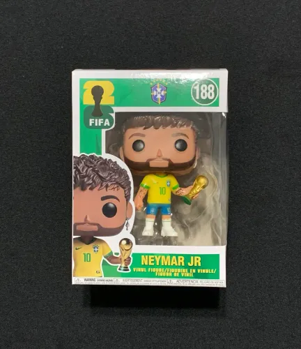 boneco funko pop neymar jr jogador colecionável seleção brasileira copa do mundo 2026