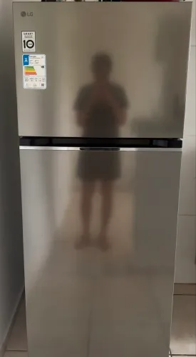 Geladeira LG Frost Free Duplex 395L Inox - 1 ano de uso