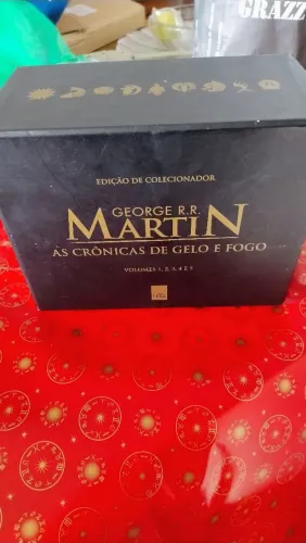 Box livros As crônicas de gelo e fogo