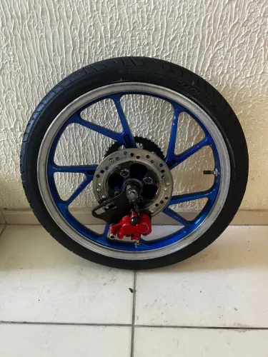 Roda liga leve freio a disco Mobilete aro 17 