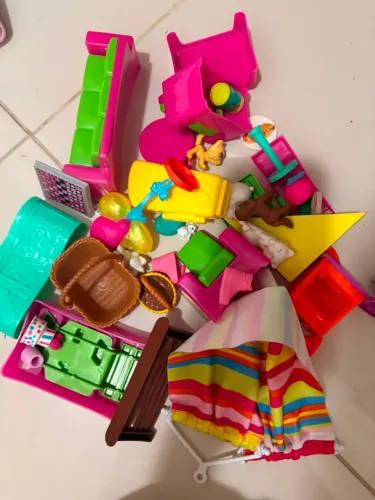 Brinquedos de Polly e Barbie - 35 peças