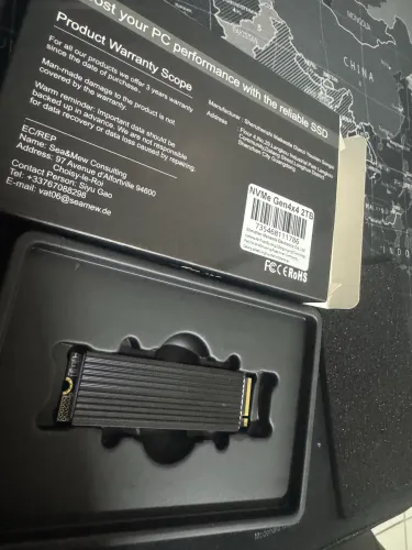 Ssd nvme xraydisk 4.0 2TB SERVE NO PS5 Novo usado para testes c/ HEATSINK