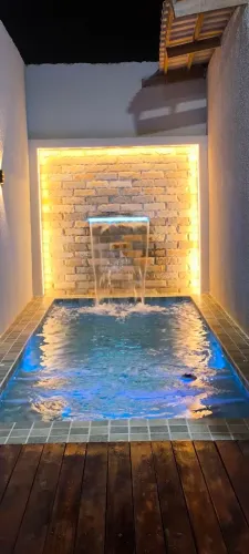 PISCINA DE ALVENARIA COM AUTOMAÇÃO