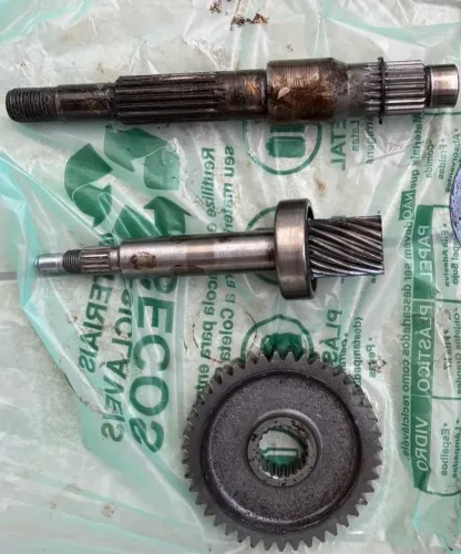 Kit Eixos E Engrenagem Transmissão Caixa Redução Yamaha Neo 115