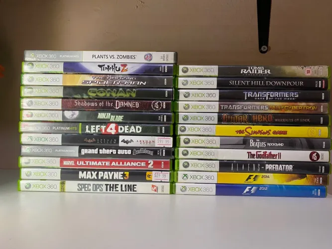 Jogos xbox 360/raros