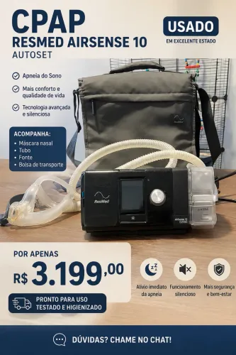 Cpap equipamento para apneia do sono
