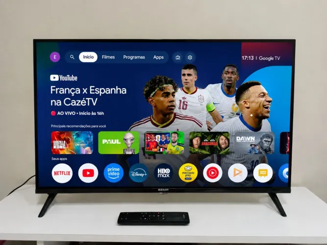 Smart Google TV 32 Nova Ultra Fina aceito cartão faço entrega