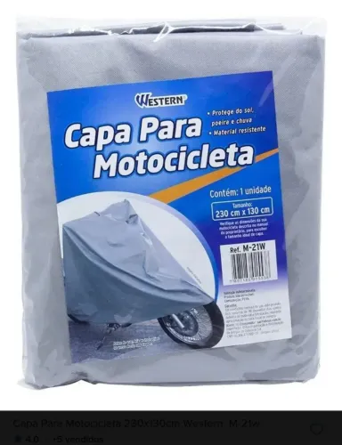 Capa para motocicleta western REF.m-21 230cm x 130cm